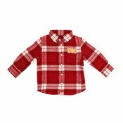 USC Trojans Infant Boys Garb Cardinal Hans Flannel Button Down Shirt